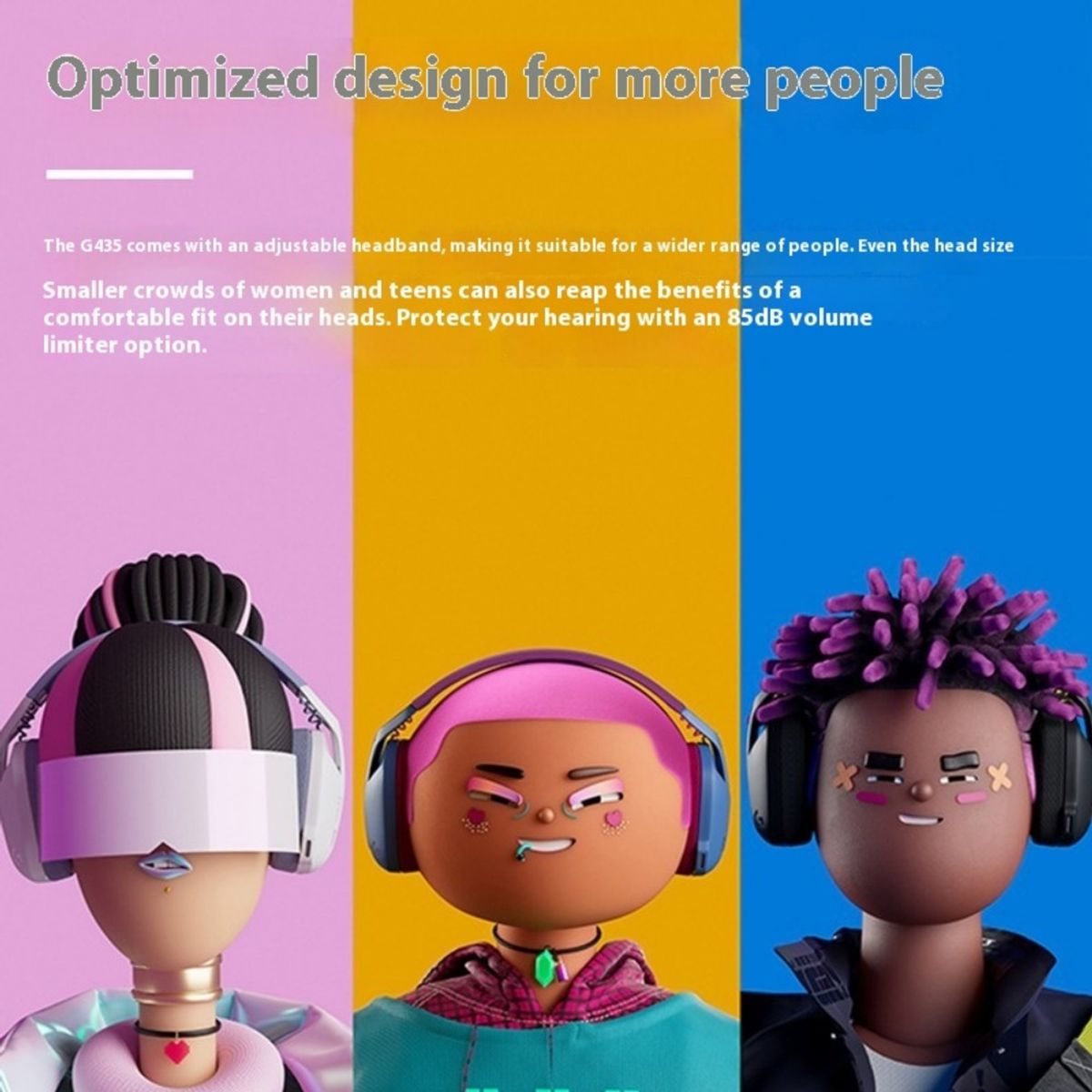 LOGITECH - Audífonos Gamer G435 Logitech-Azul