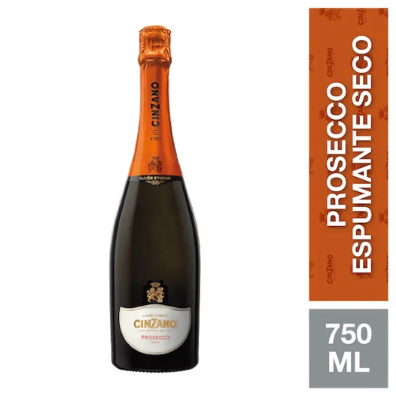 CINZANO - Espumante CINZANO Prosecco Botella 750ml