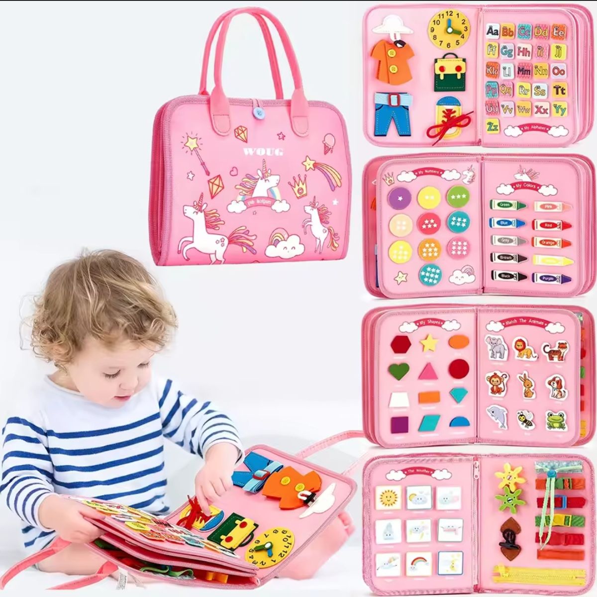 GENERICO - Maletín Educativo Sensorial Montessori