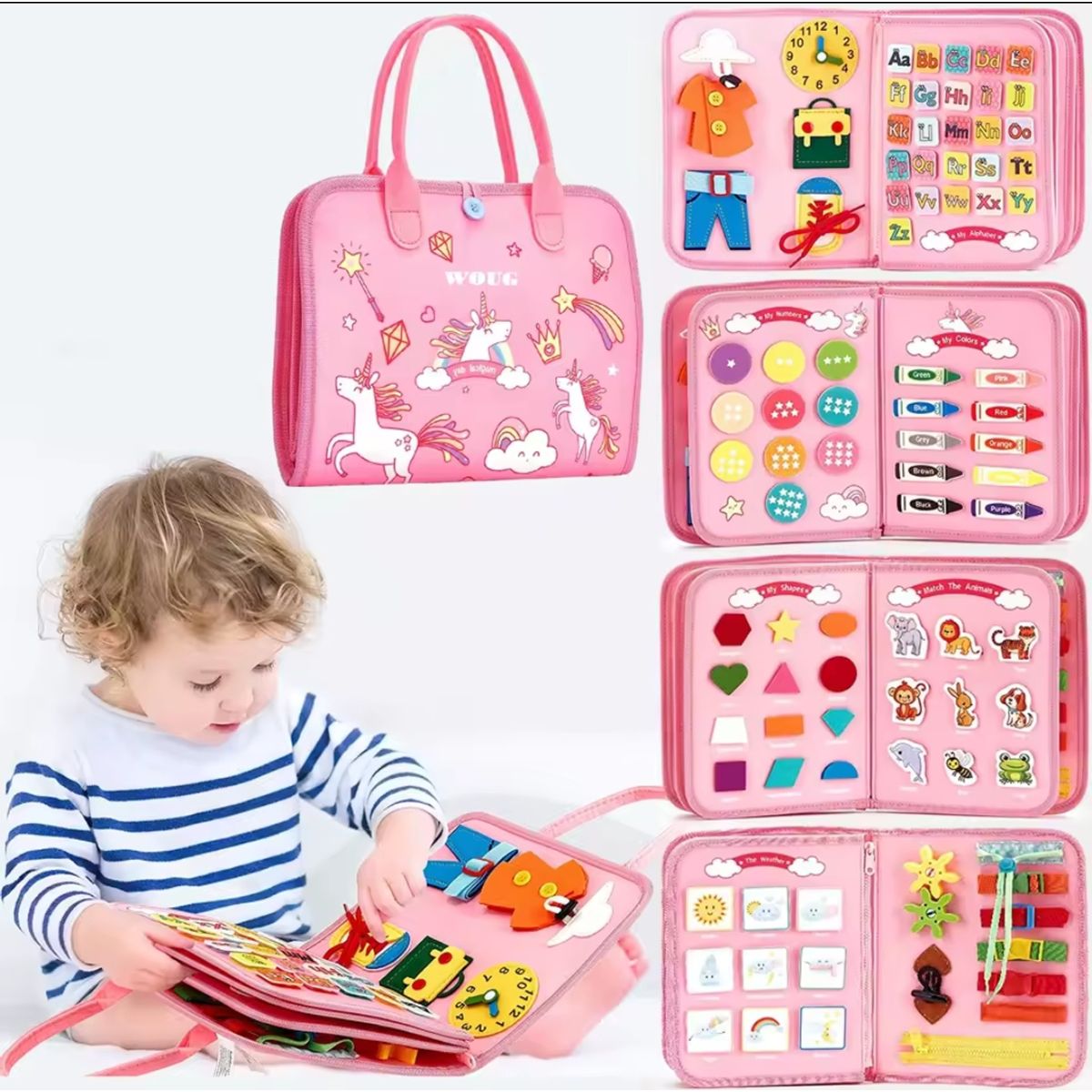 GENERICO - Maletín Educativo Sensorial Montessori