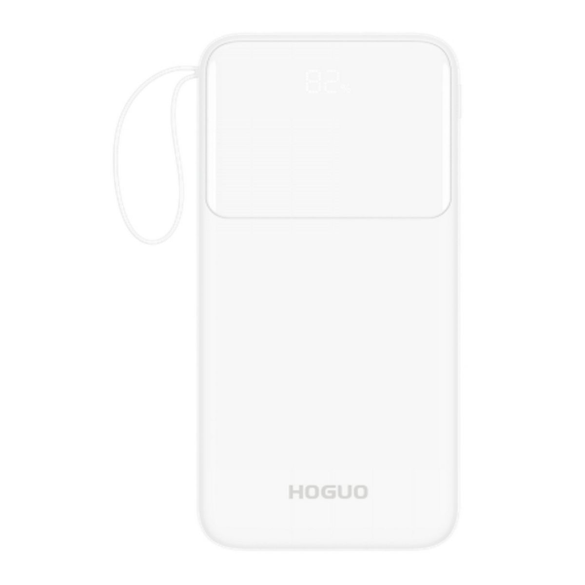 HOGUO - Hoguo - Powerbank 22.5 W Display LED Carga Rapida 20000mAh ccables - Blanco