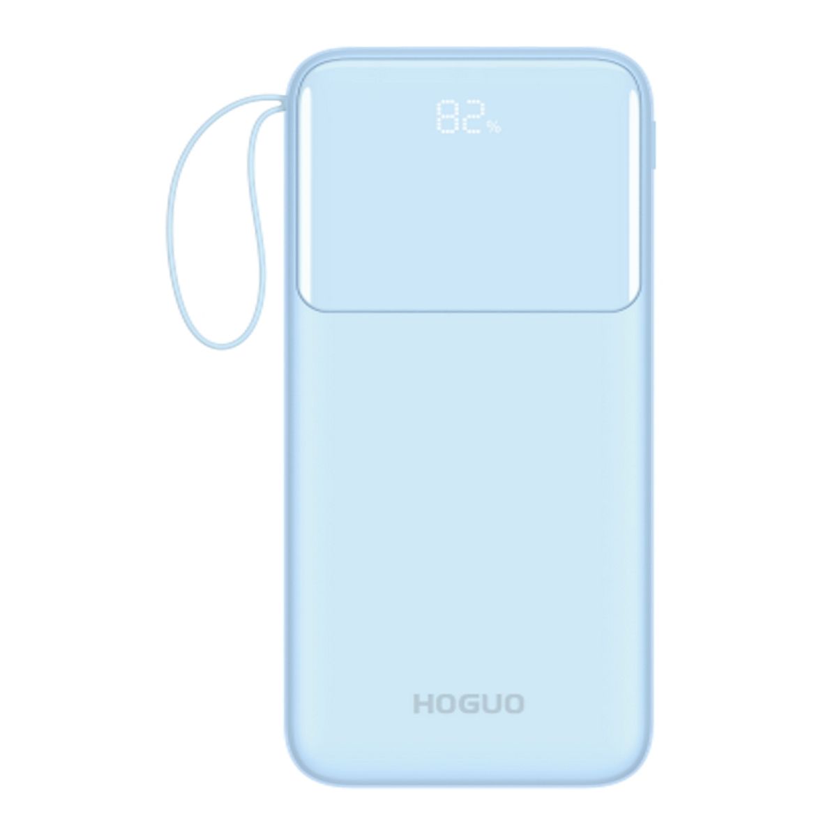 HOGUO - Hoguo - Powerbank 22.5 W Display LED Carga Rapida 20000mAh ccables - Azul