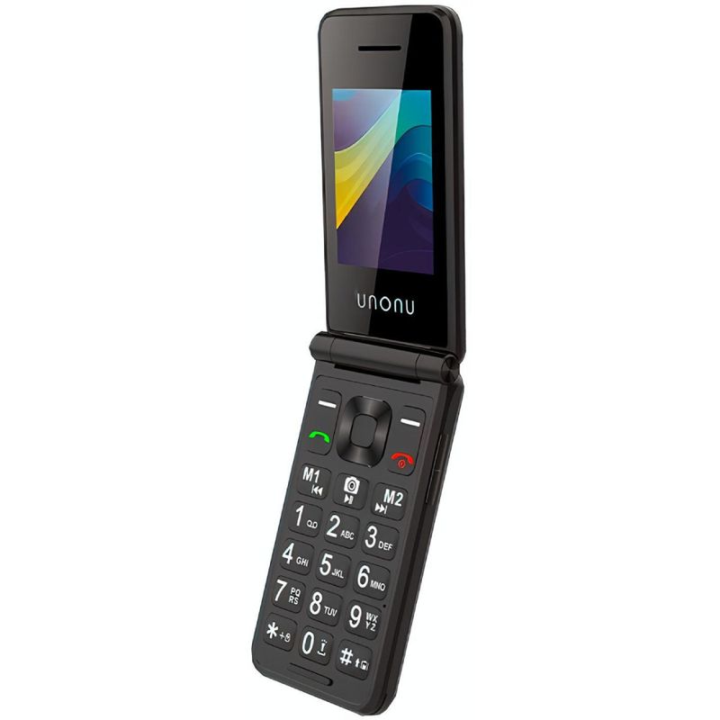 UNONU - Celular Unonu Volt Flip 4G Dual SIM Teléfono Tapa Pantalla Y radio