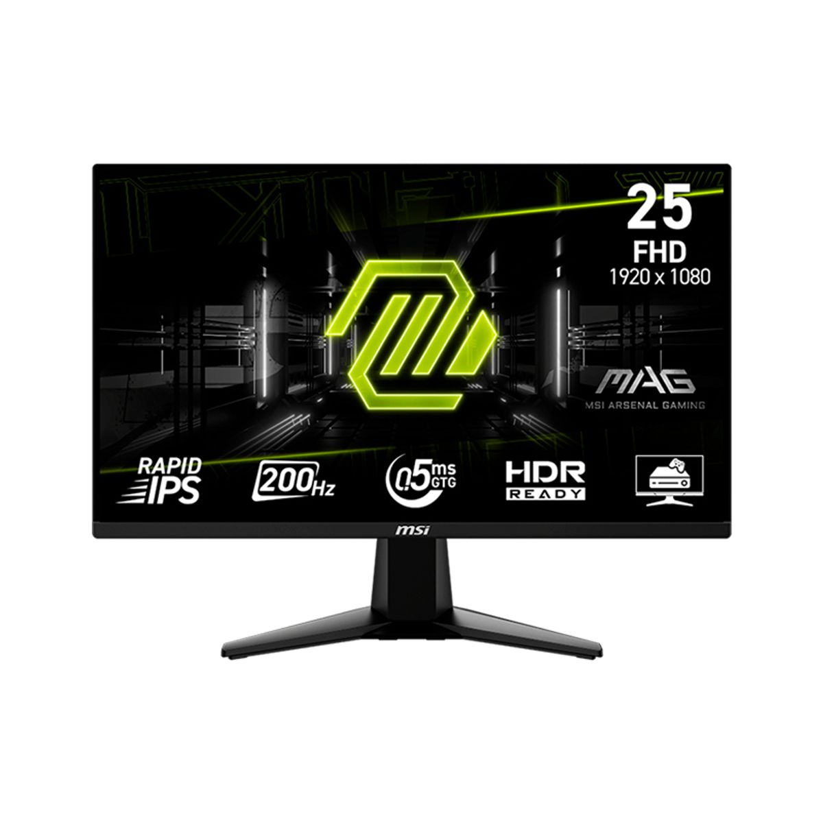 MSI - MONITOR MSI MAG 255F E20 PLANO 245 FHD RAPID IPS HDMI