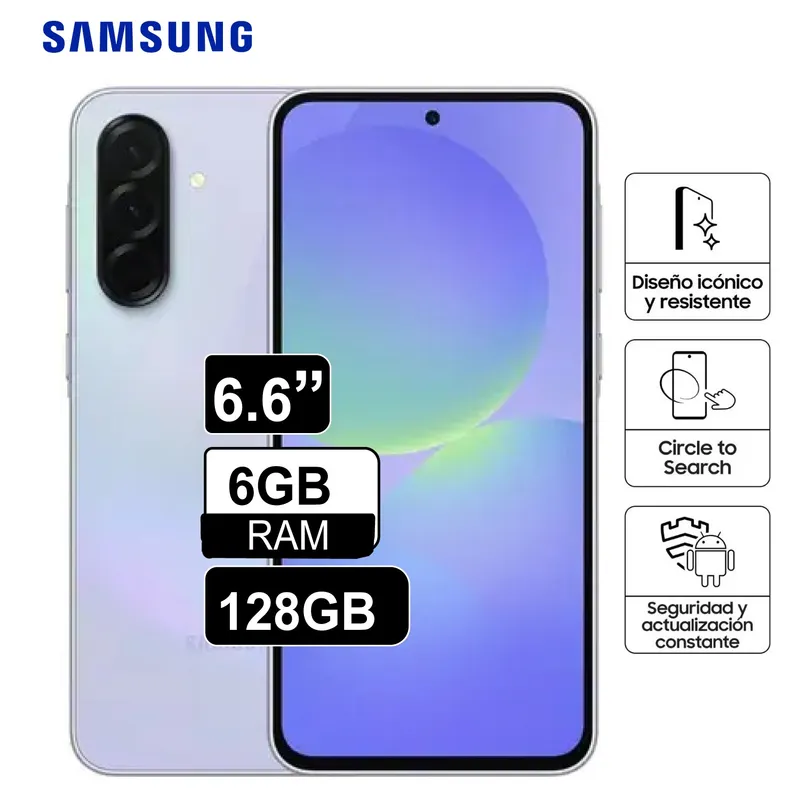 SAMSUNG - Celular Samsung Galaxy A36 128GB 6GB RAM - VIOLETA CLARO