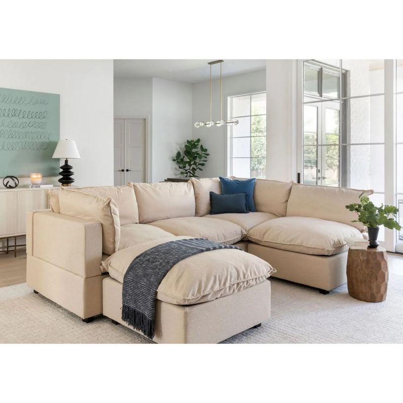 GENERICO - Seccional en L Rennes + Banqueta de Regalo