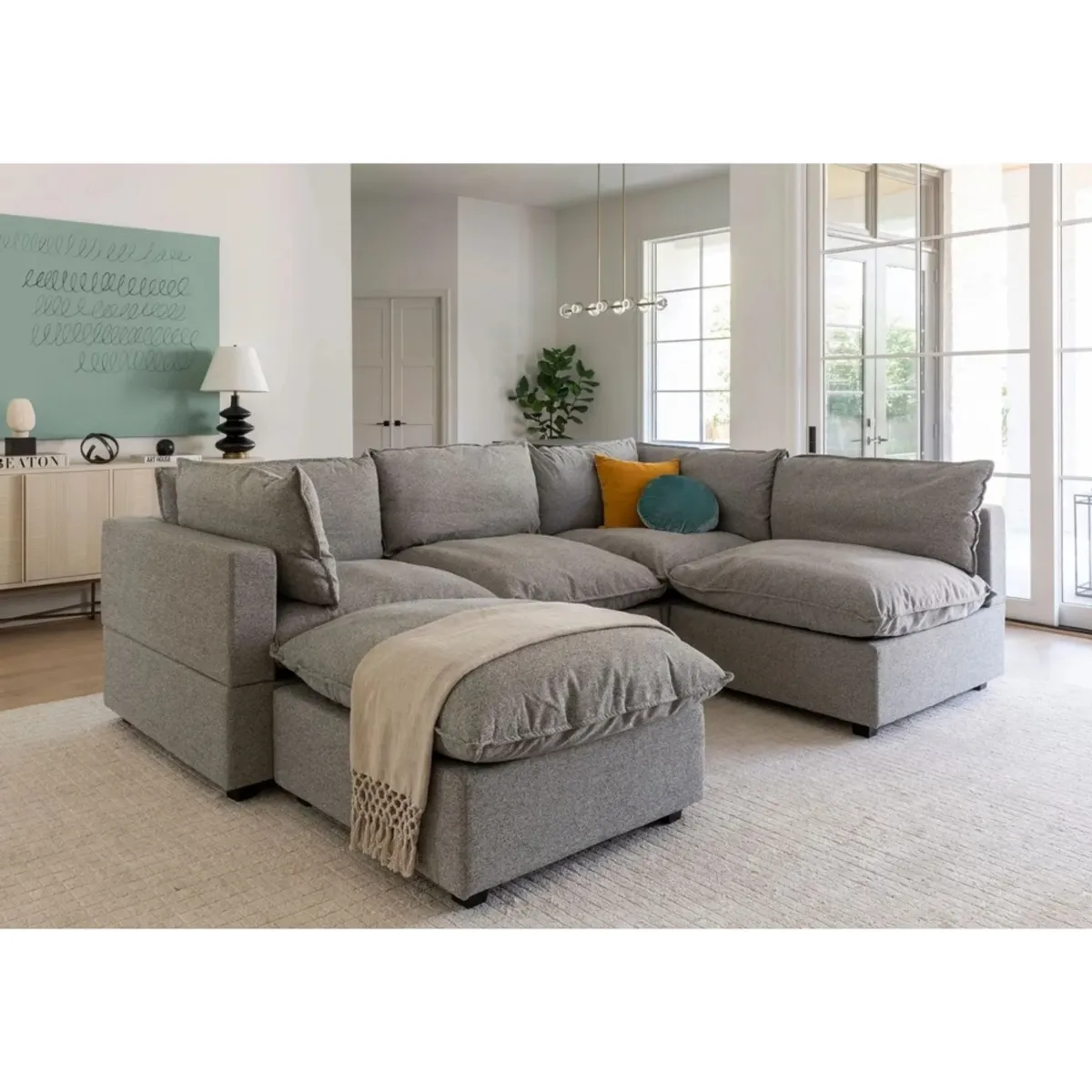 GENERICO - Seccional en L Rennes + Banqueta de Regalo