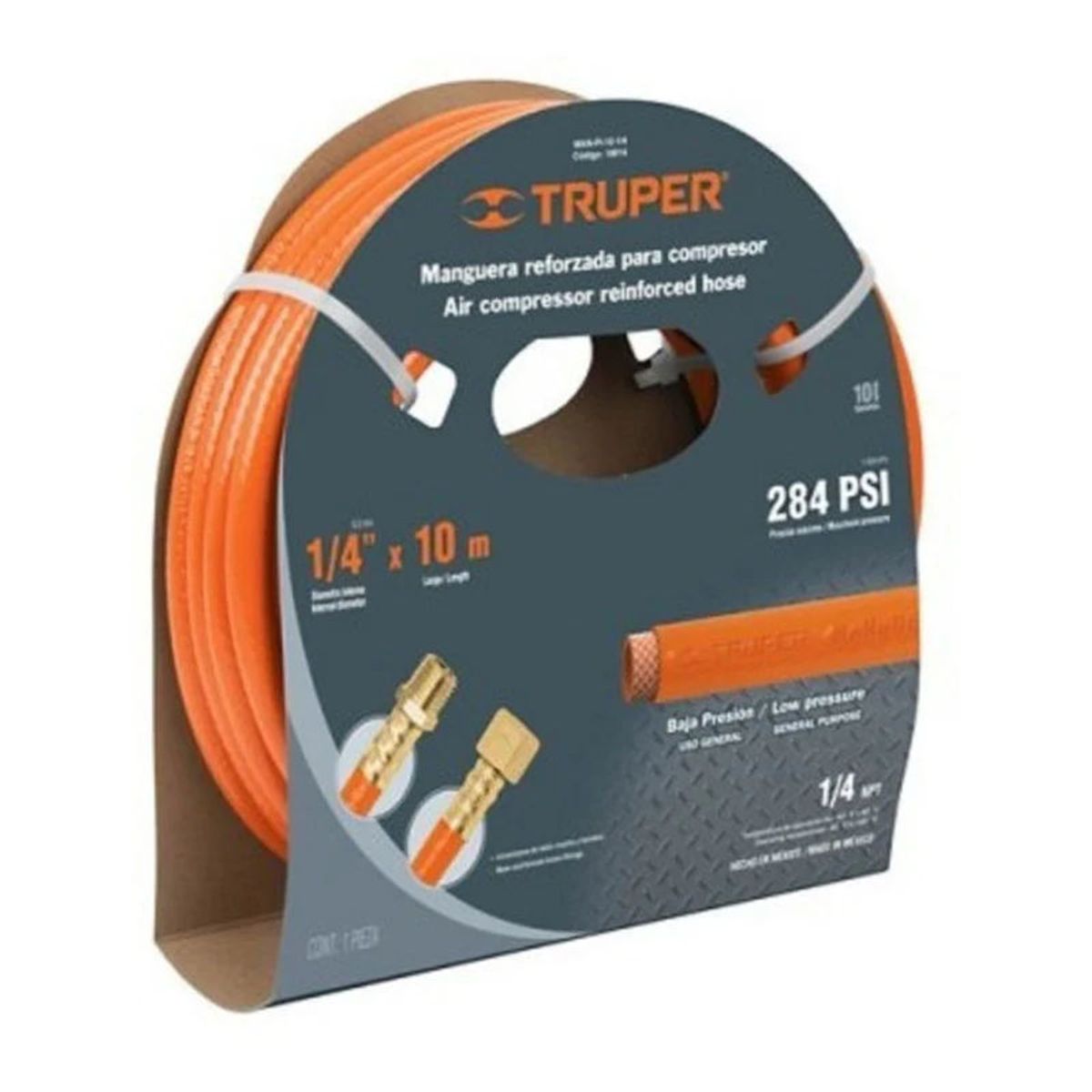 Truper - Manguera para compresor de PVC 10m x 14 Truper - 19014