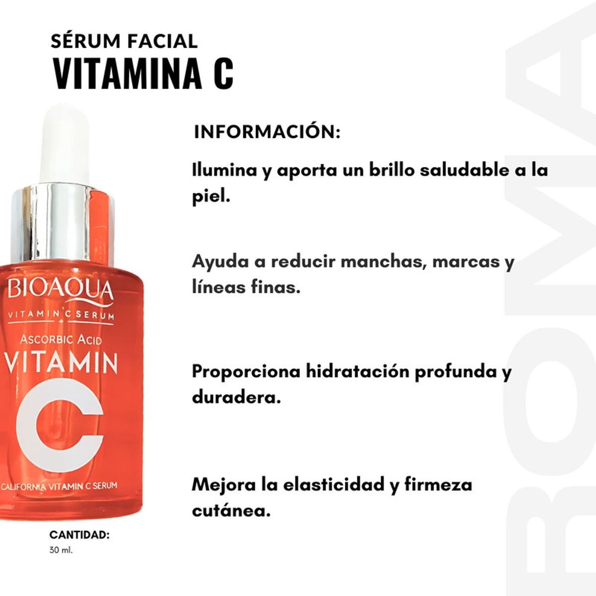 BIOAQUA - PACK 3 SÉRUM FACIAL VITAMINA C 30ML BIOAQUA