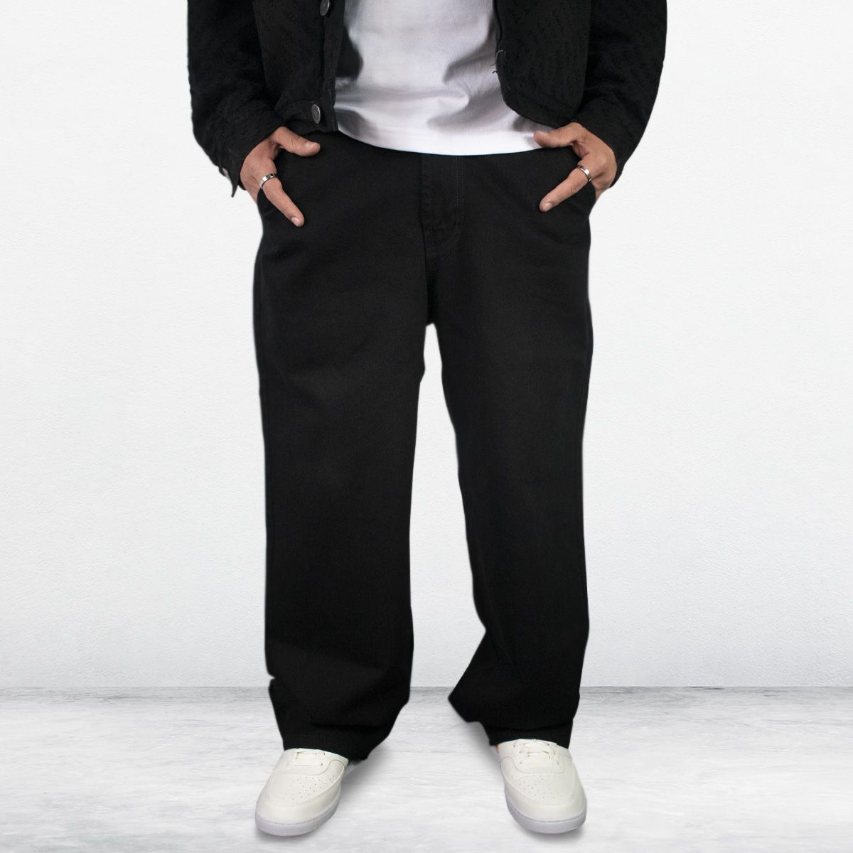 HOLGU - Jean Baggy Basic Hombre 100% Algodon European style