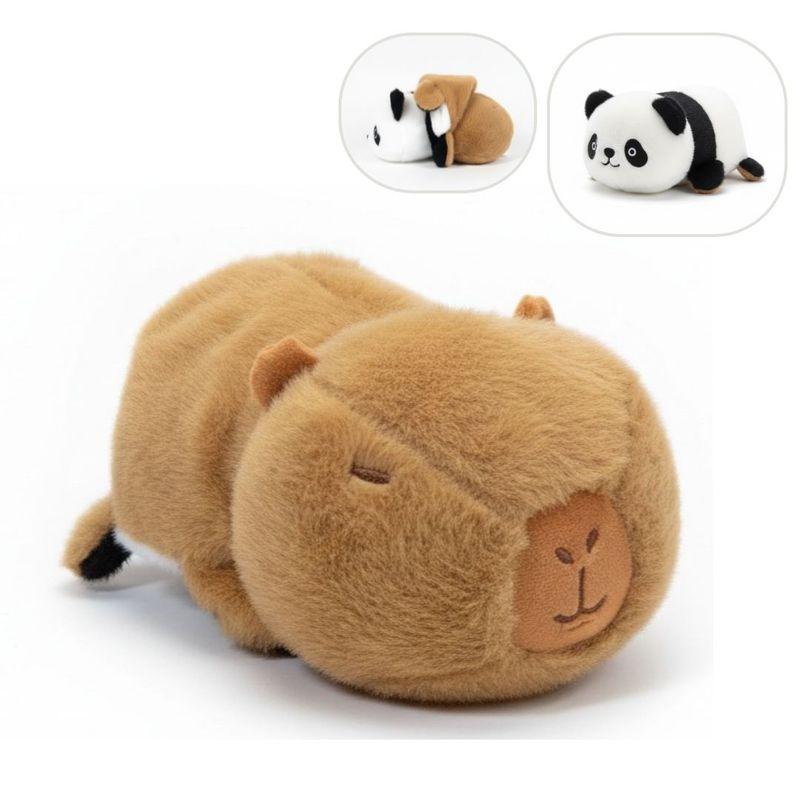 GENERICO - Peluche Capibara reversible 20cm