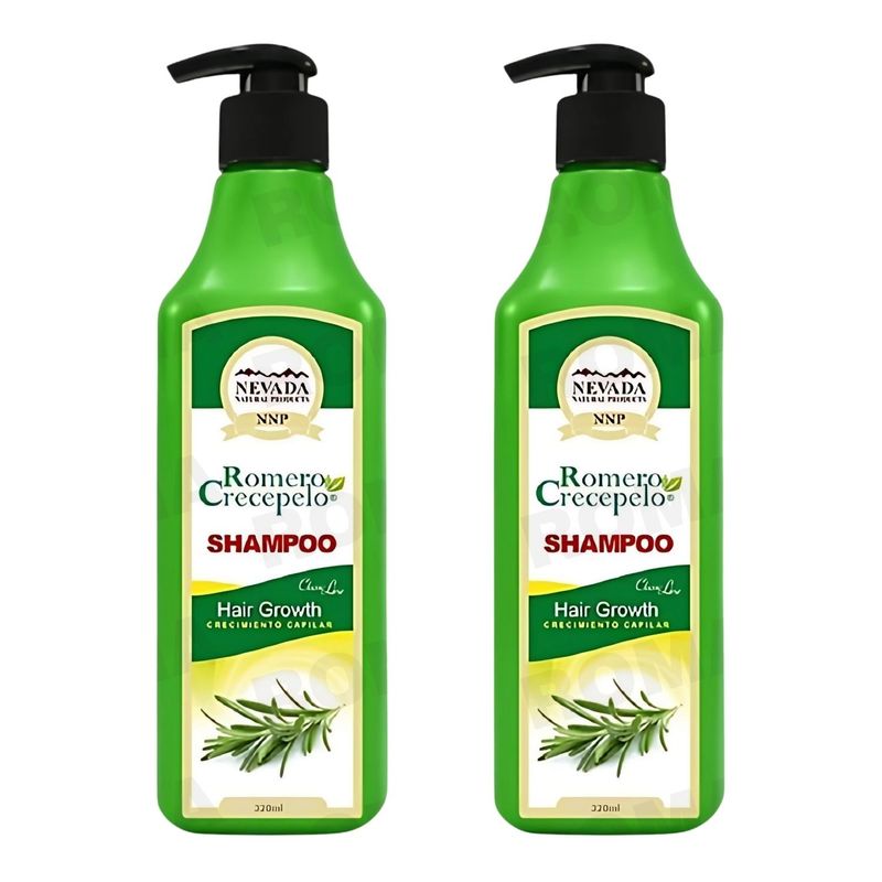 NEVADA NATURAL PRODUCTS - PACK 2 SHAMPOO ROMERO CRECEPELO 320ML NEVADA