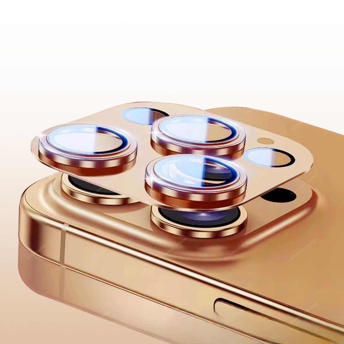GENERICO - PROTECTOR DE CAMARA IPHONE 16 PRO MAX - IPHONE 16 PRO GOLD