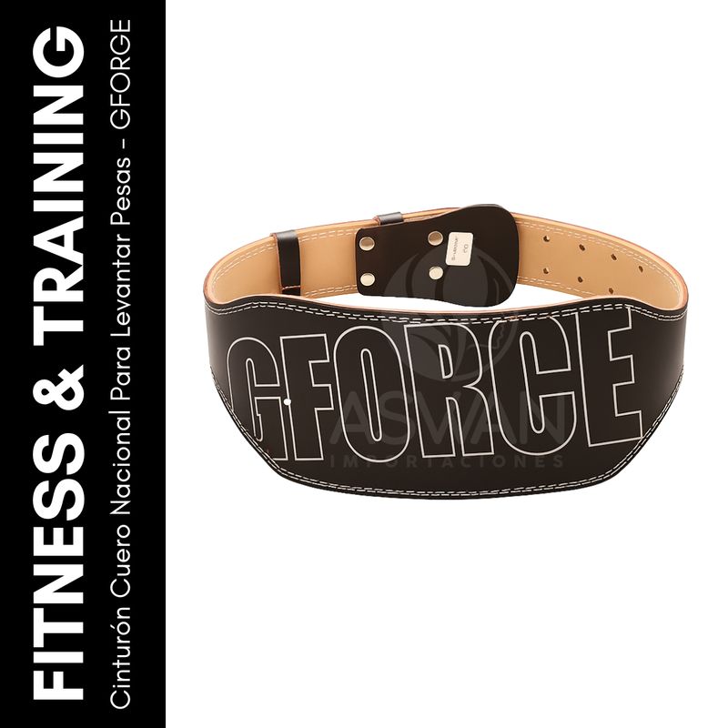 GENERICO - Cinturón Cuero Nacional Para Levantar Pesas - GFORGE