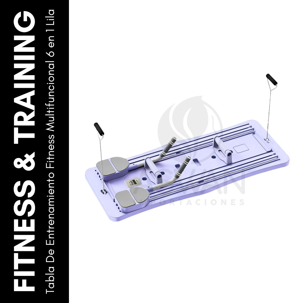 GENERICO - Tabla De Entrenamiento Fitness Multifuncional 6 en 1 Lila