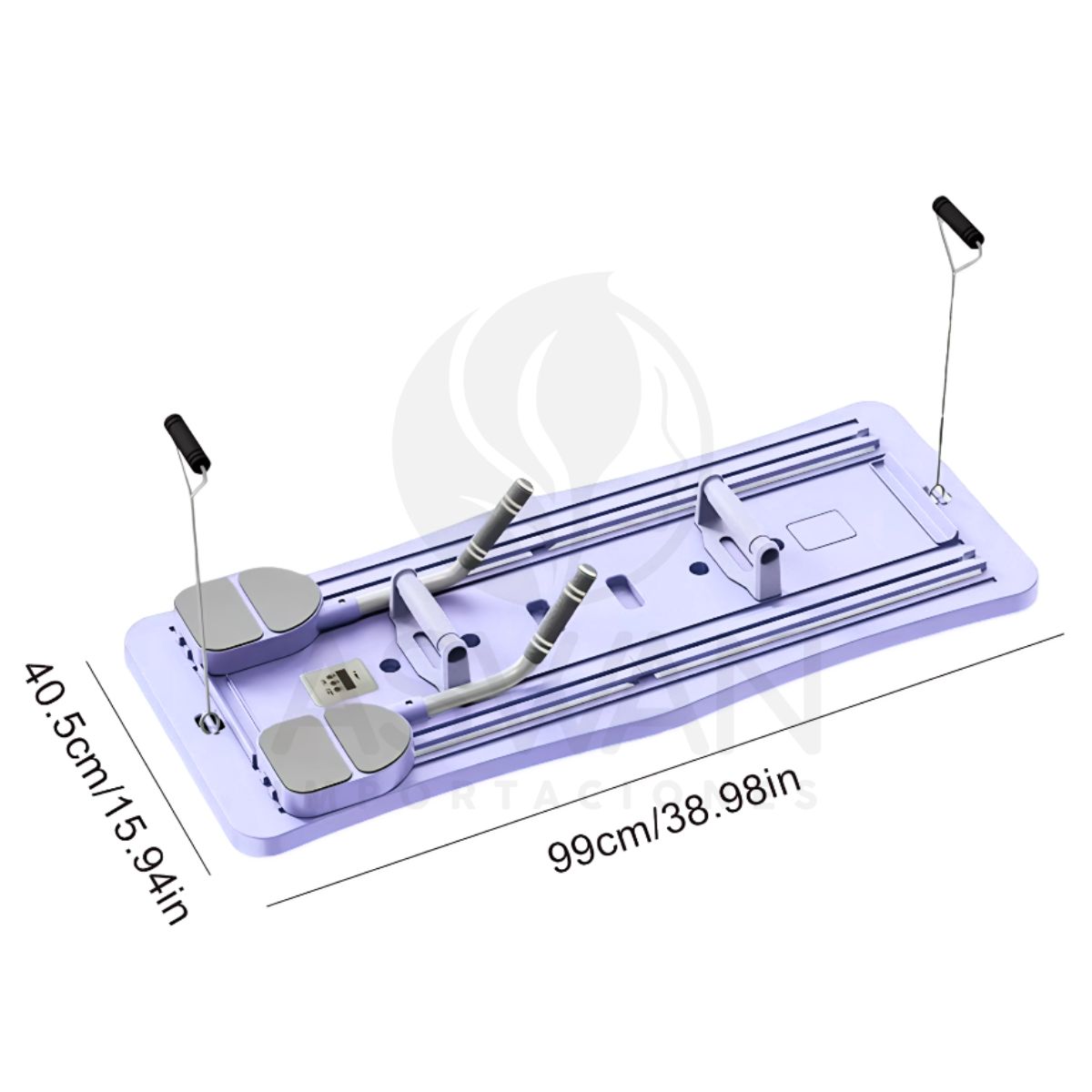 GENERICO - Tabla De Entrenamiento Fitness Multifuncional 6 en 1 Lila