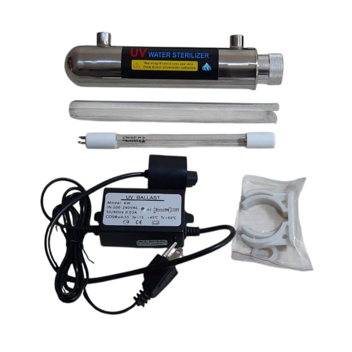 GENERICO - EQUIPO UV, 0.5 GPM, 6W, CONEXION 1/4"