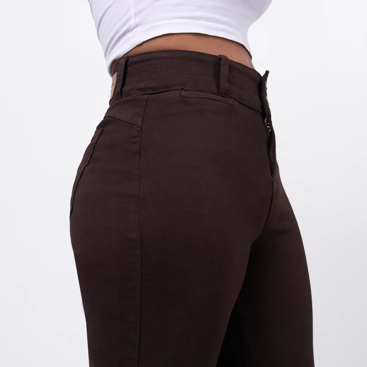 TAYSSIR - PANTALON TAYSSIR MUJER WIDE LEG - BELIRA W DRILL