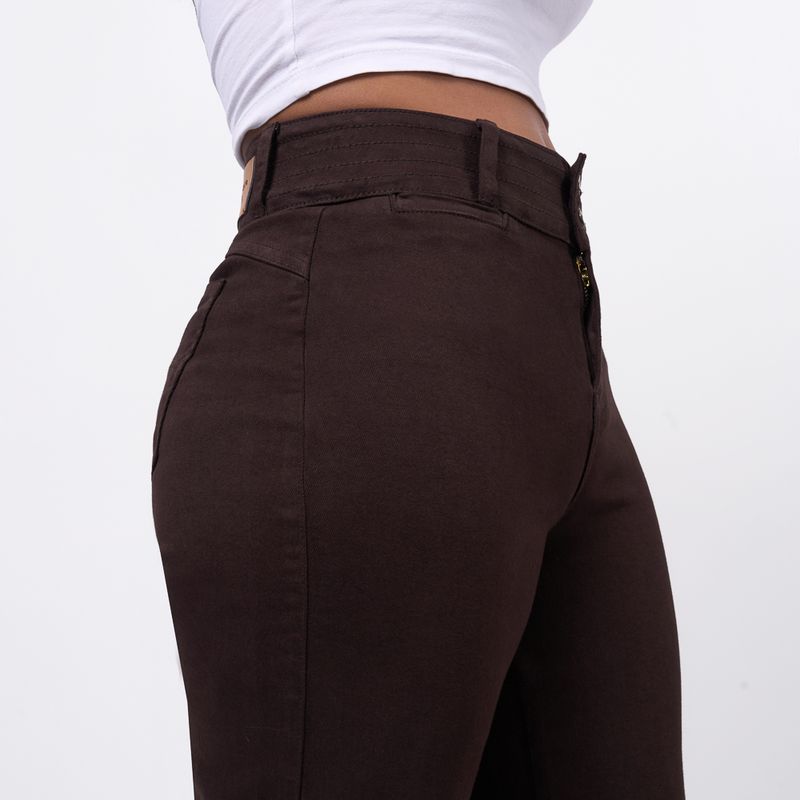 TAYSSIR - PANTALON TAYSSIR MUJER WIDE LEG - BELIRA W DRILL