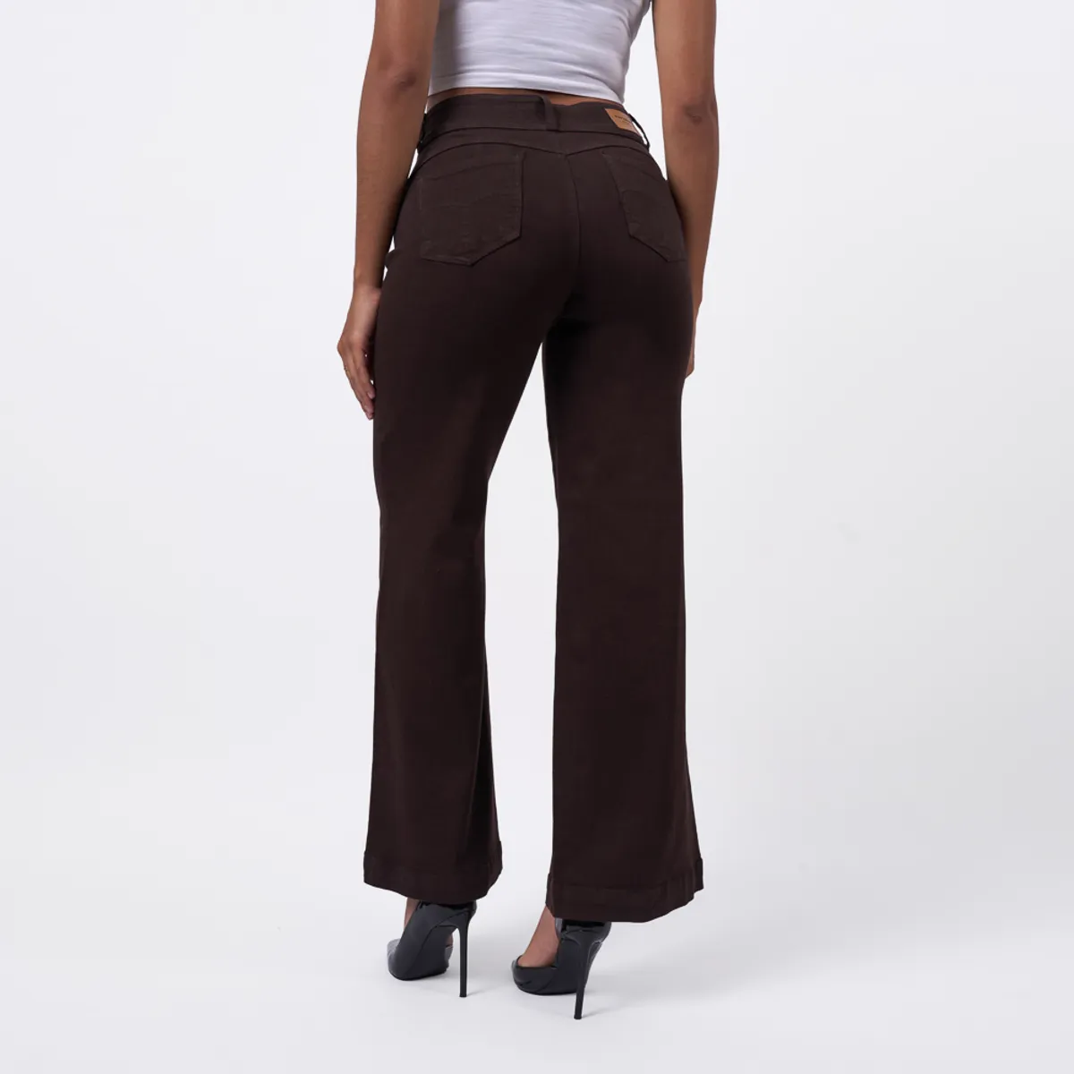 TAYSSIR - PANTALON TAYSSIR MUJER WIDE LEG - BELIRA W DRILL