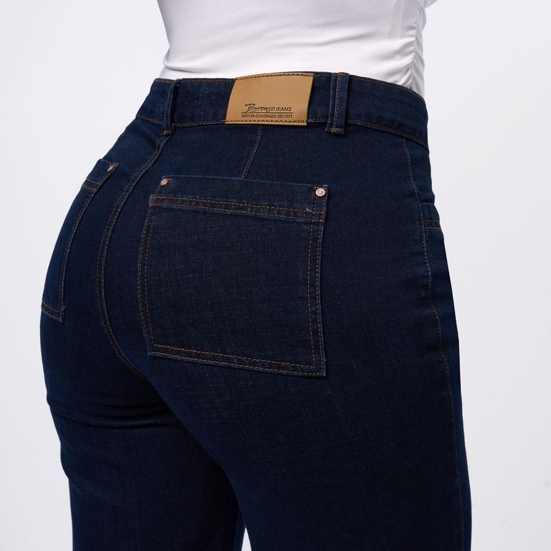 BRONCO - JEAN BRONCO MUJER WIDE LEG - BERYL DENIM CONFORT