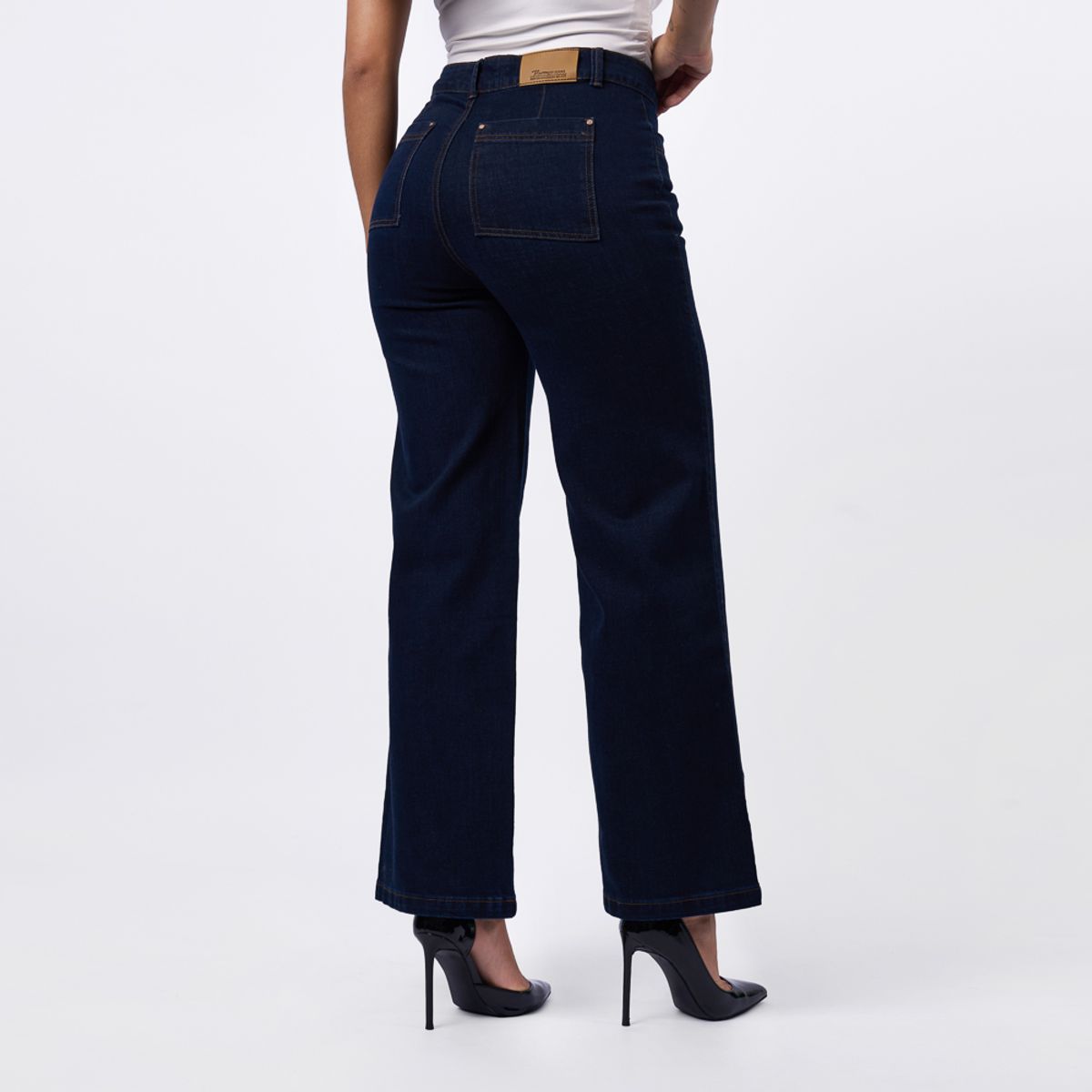 BRONCO - JEAN BRONCO MUJER WIDE LEG - BERYL DENIM CONFORT