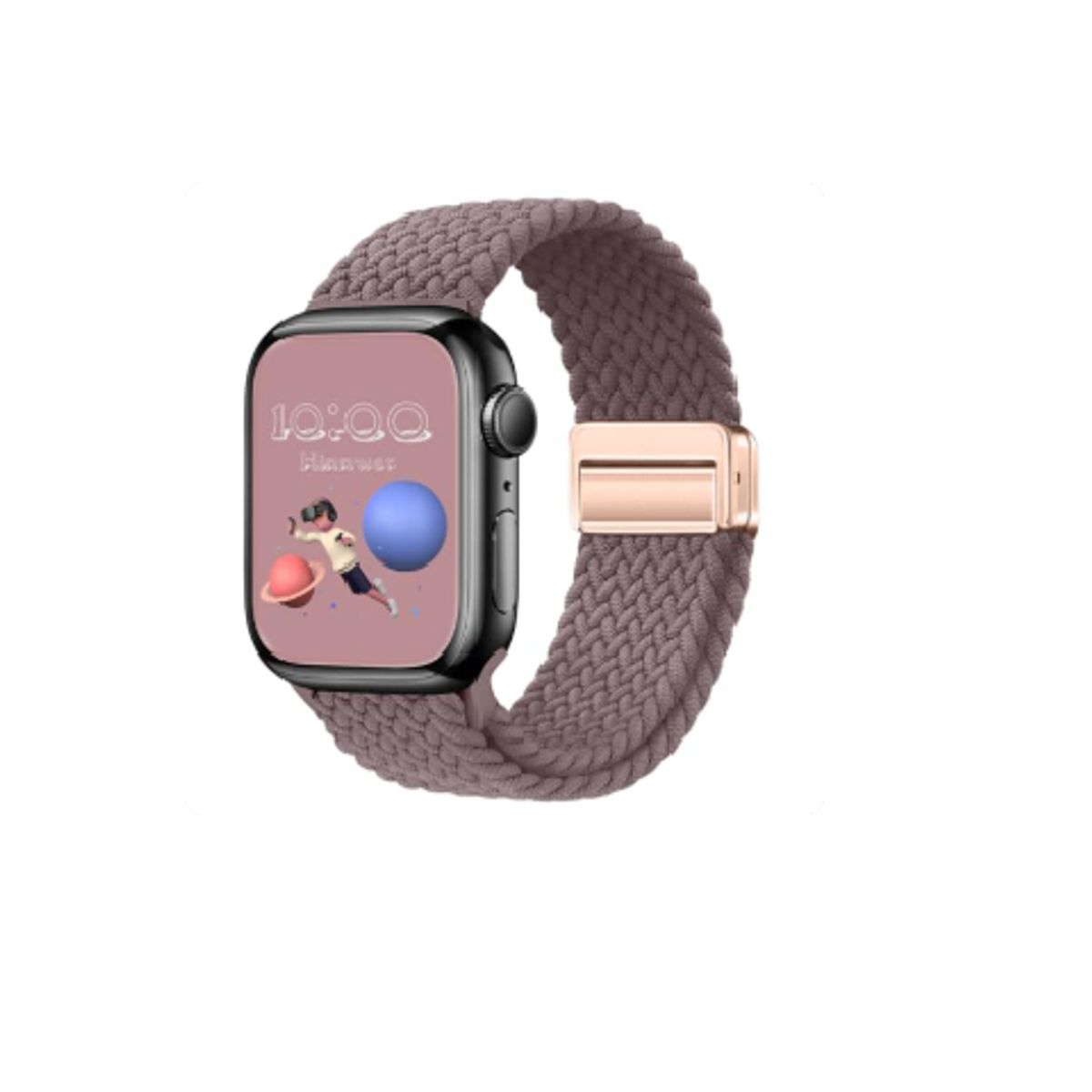 GENERICO - Correa Elastic Glam para Apple Watch 49mm - Púrpura