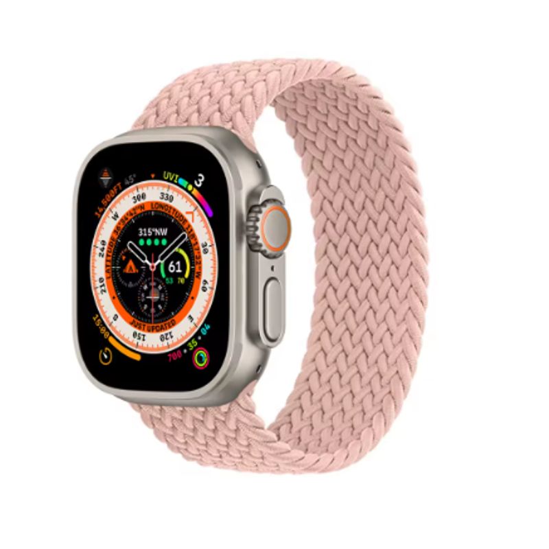 GENERICO - Correa Elastic Glam para Apple Watch 44mm - Rosada