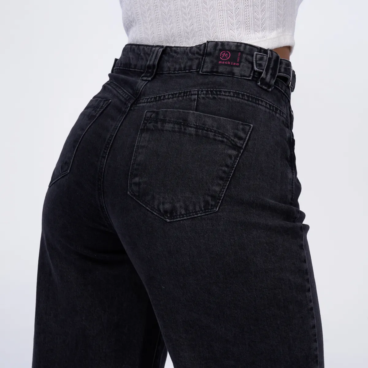 MACHINE - JEAN MACHINE MUJER BALLOON - BANE B DENIM STRECH