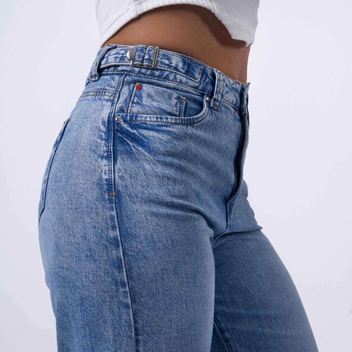 MACHINE - JEAN MACHINE MUJER BALLOON - BANE B DENIM STRECH