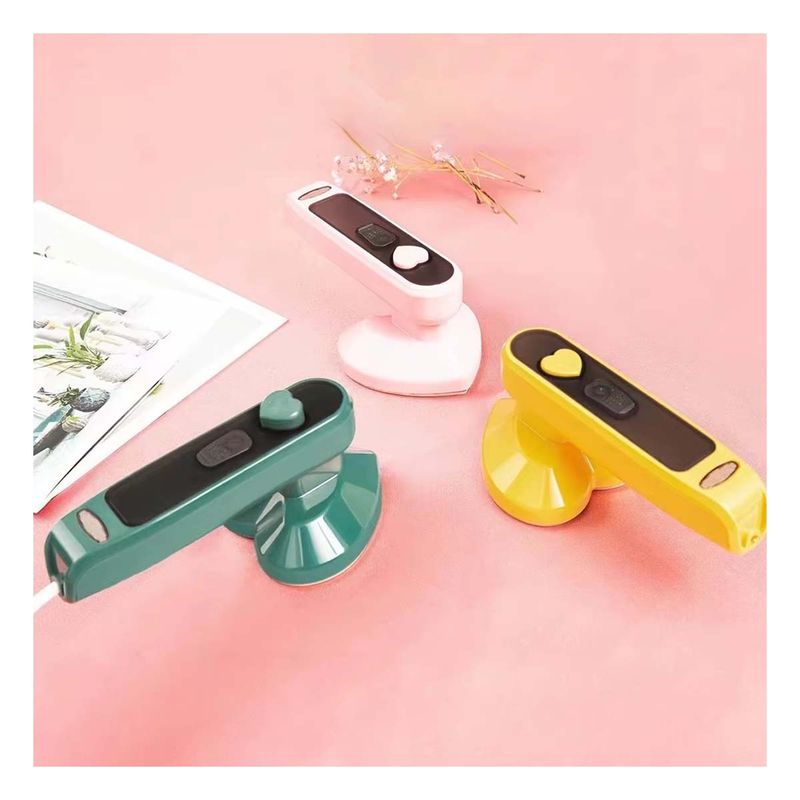 GENERICO - Pack2 Plancha Portatil en Corazon Verde Y+Regalo Stickers