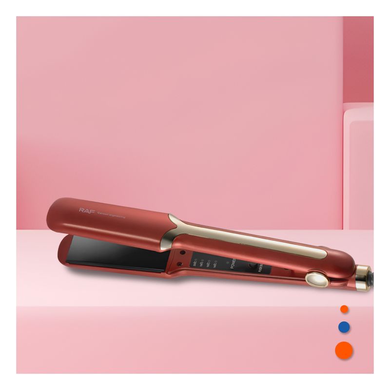 GENERICO - Pack2 Alisador Funcional y Portatil para Cabello en Rojo