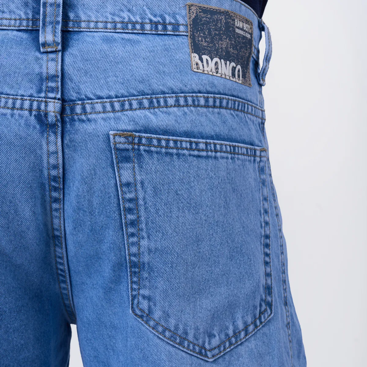 BRONCO - JEAN BRONCO HOMBRE BAGGY - GRAHAM-B DENIM RIGIDO