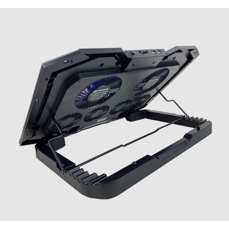 CYBERCOOL - Cooler gamer para laptop Cybercool HA-K9 RGB Movil