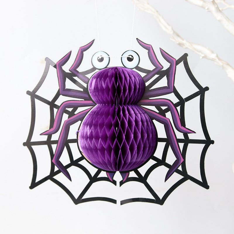 PIA COPELLO STORE - Decoración de Halloween Araña Morada
