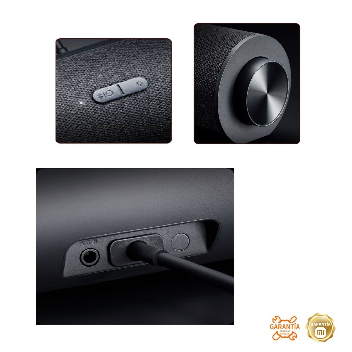 XIAOMI - Xiaomi Desktop Speaker  Parlante Estéreo con Luces para PC y Laptop