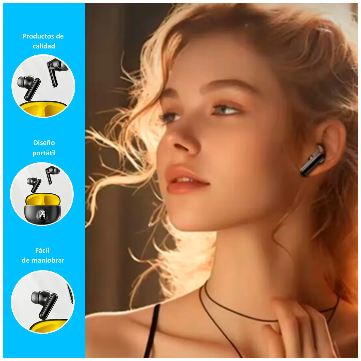 GENERICO - Audífonos Bluetooth Stereo