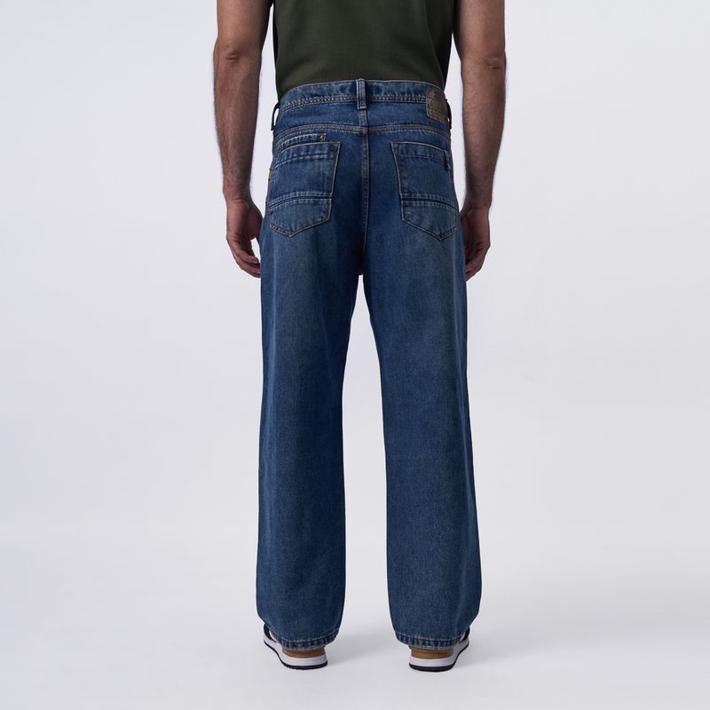 BRONCO - JEAN BRONCO HOMBRE BAGGY - ELON-B DENIM RIGIDO