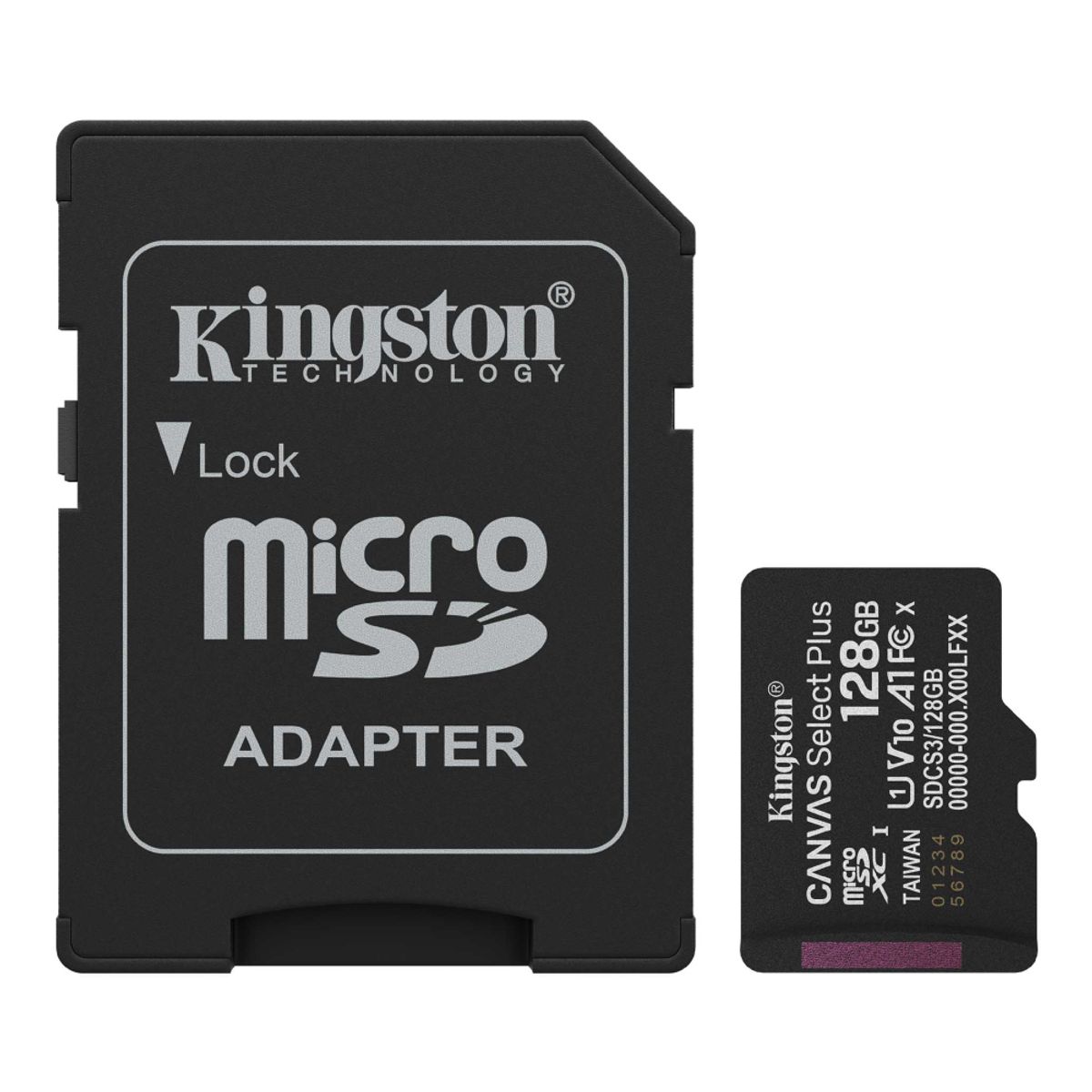 KINGSTON - Memoria Micro Sd Kingston 128Gb Canvas Select Plus 128Gb