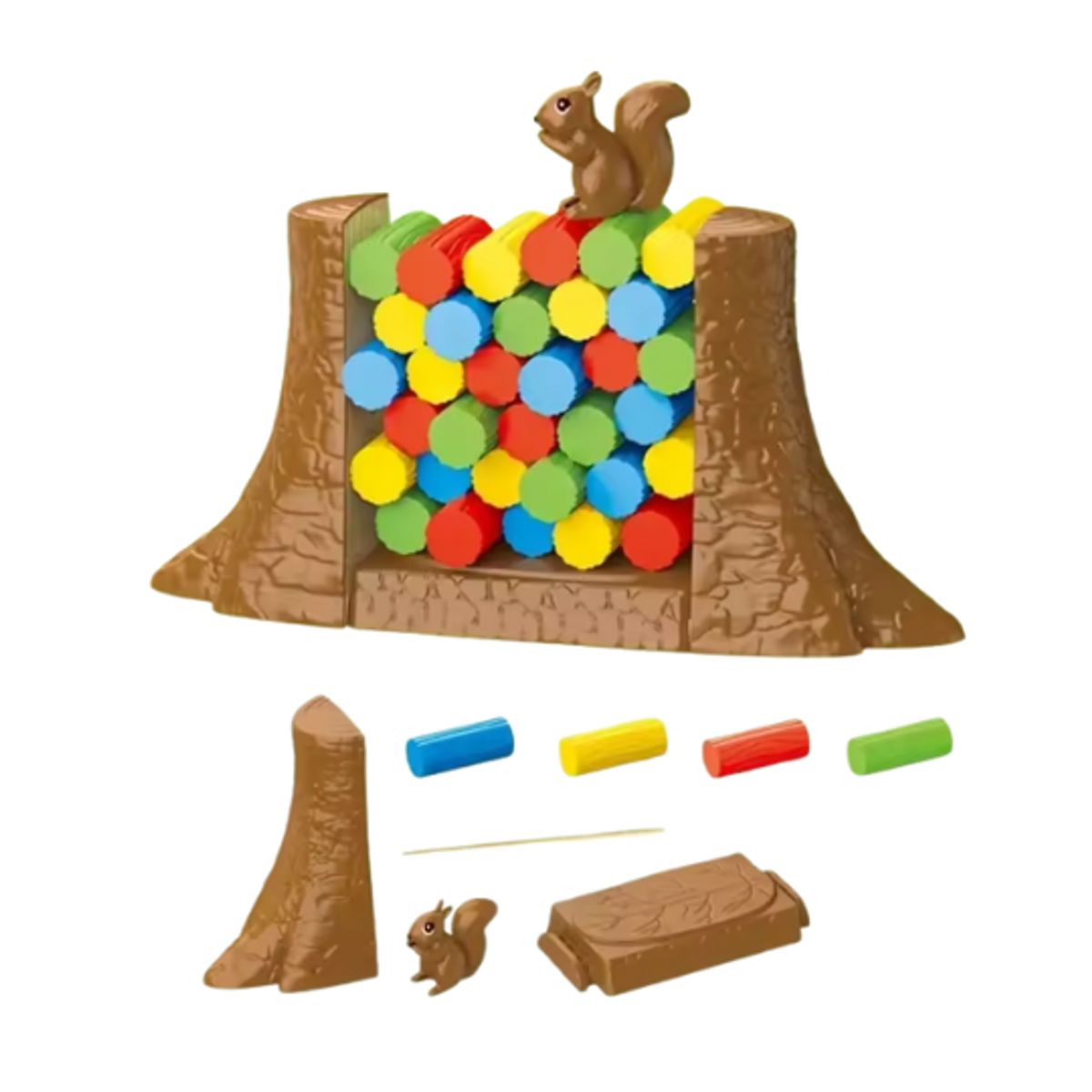 GENERICO - Juego de Mesa Torre Apilable de Ardilla