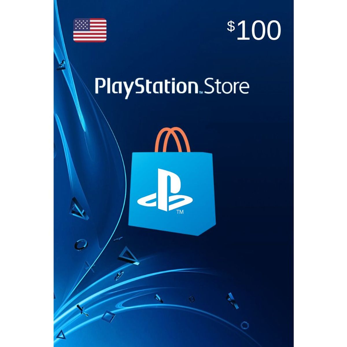 PLAYSTATION - PSN Gift Card 100 USA Tarjeta PlayStation Network 100 PS5 PS4 Digital