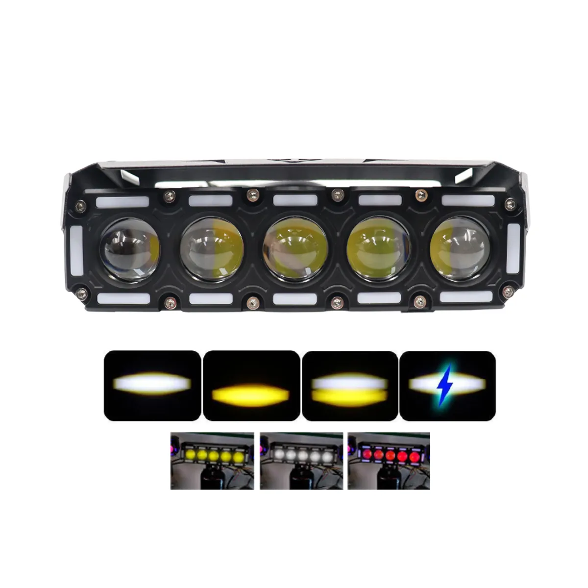 GENERICO - Explorador Led DRL M5R c ramal Dual Color 16800LM
