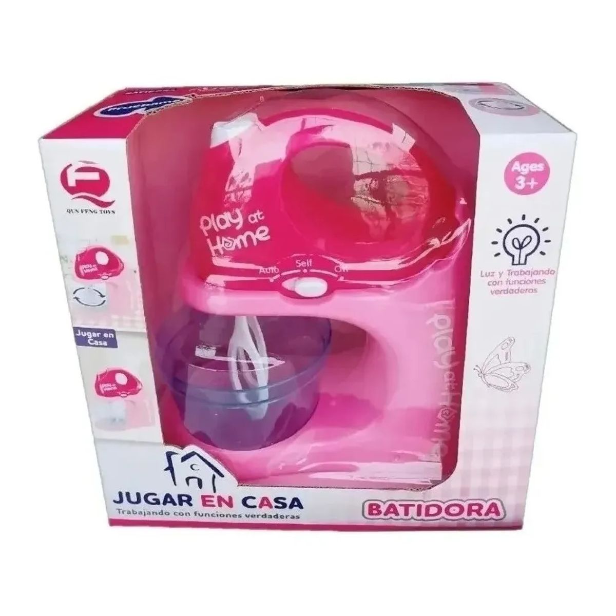 GENERICO - Batidora de juguete con giro y luces