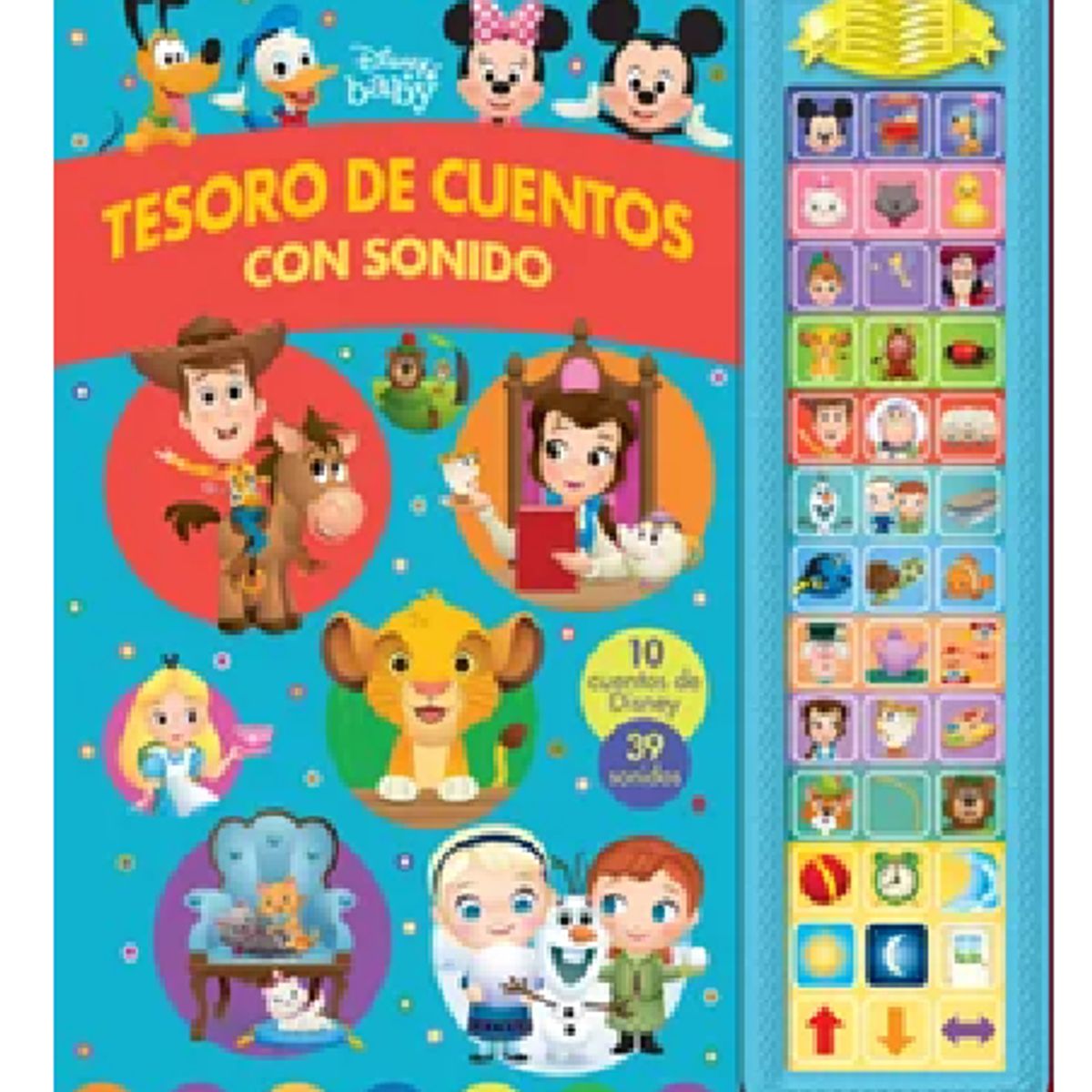 GENERICO - TESOROS DE CUENTOS CON SONIDOS  DISNEY BABY