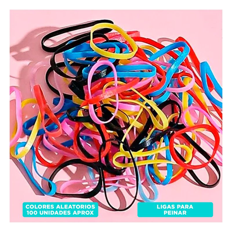 GENERICO - Pack para Organizar Bano en Gris Y+Ligas de Regalo