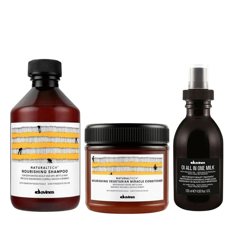 DAVINES - DAVINES NOURISHING – Pack SH Y ACOND 250ml + OI All in One Milk 135 ml