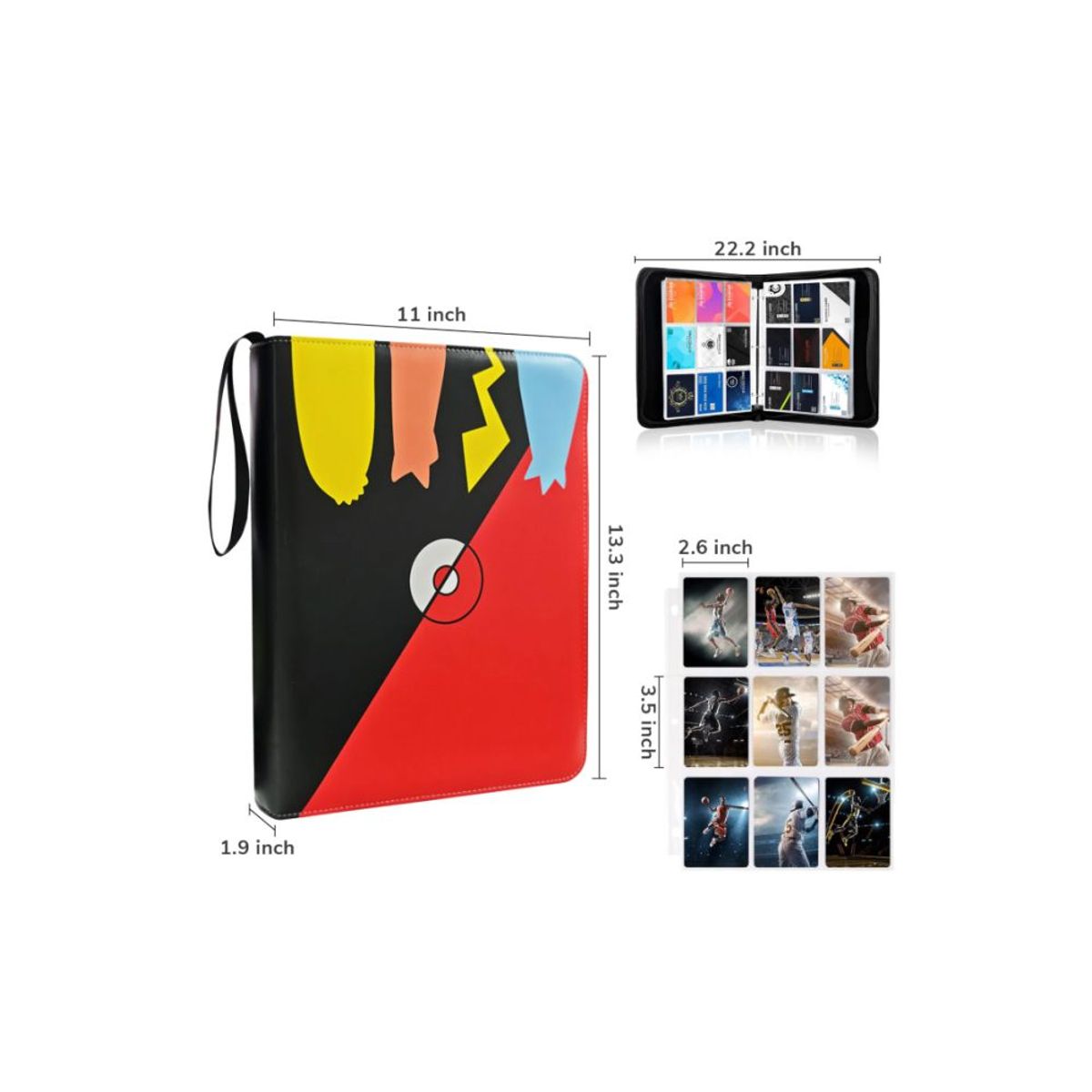 GENERICO - Folder 9 Pocket Kanto Hands 720 Cartas