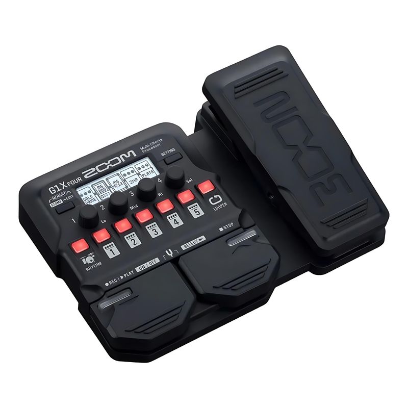 ZOOM - PEDAL MULTIEFECTO Guitarra Eléctrica ZOOM G1X FOUR ORIGINAL