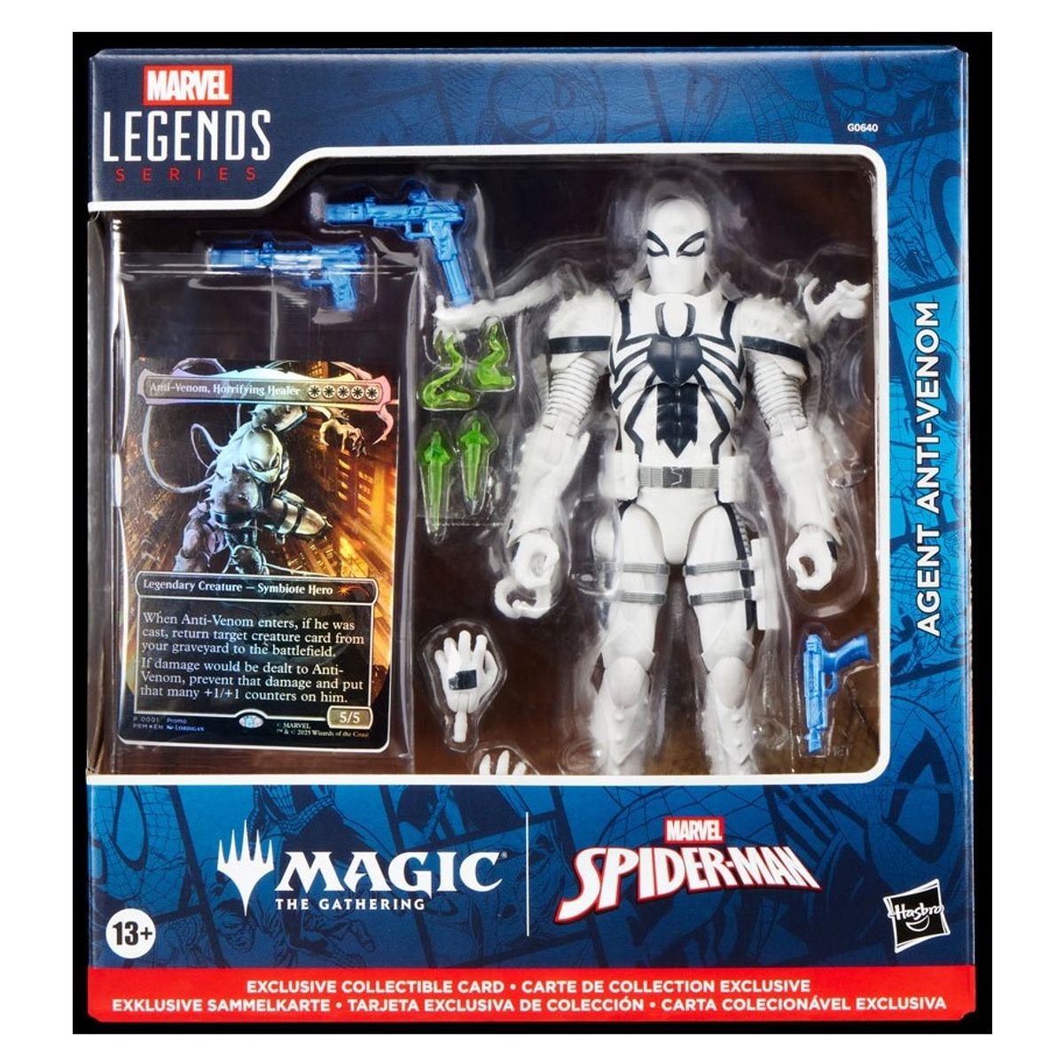 MARVEL - Figura Anti Venom Spiderman Marvel Legends Agente Anti-Venom