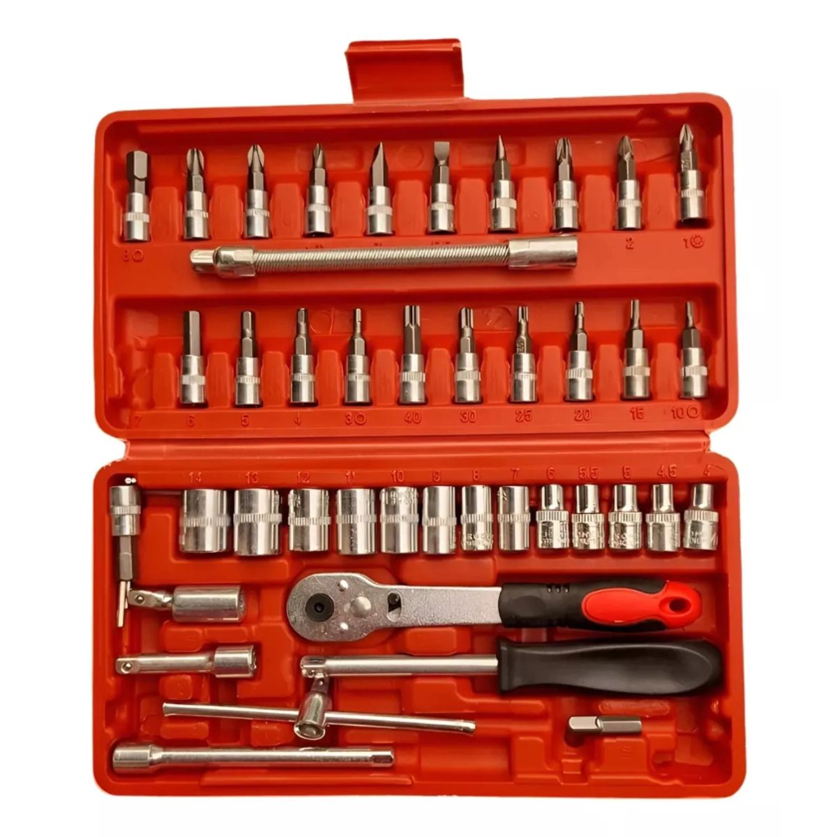 GENERICO - Kit de herramientas de Reparación de Automóviles 46 Piezas